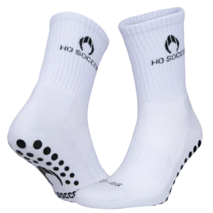 Non Slip Socks Twin Pack - White - L