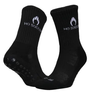 Non Slip Socks Twin Pack - Black - M